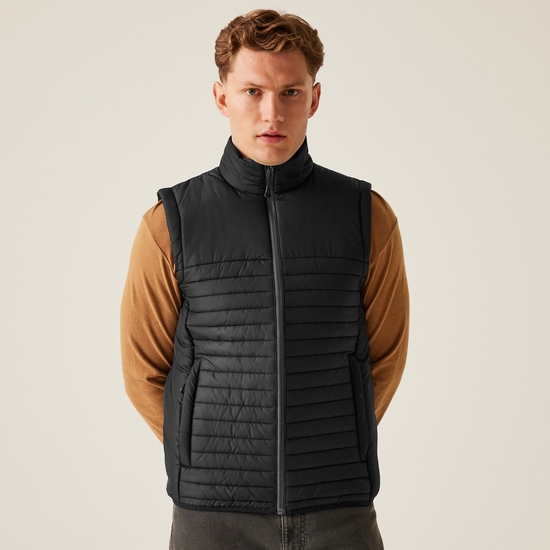 Men's Honestly Made 100% Recycled Insulated Bodywarmer | Black