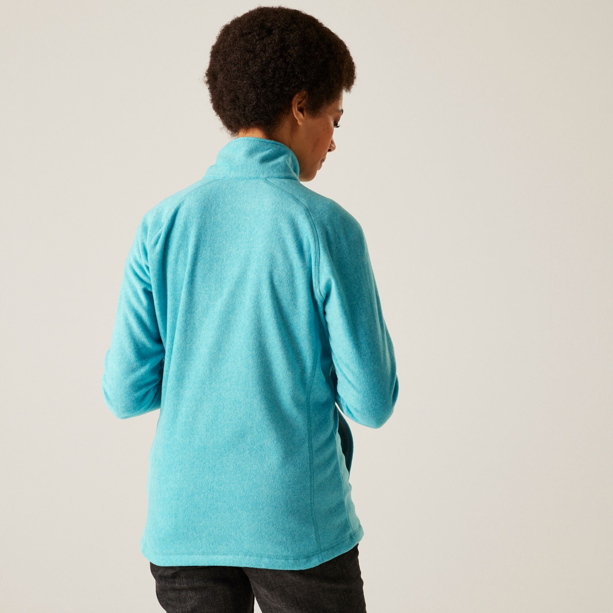 Women's Mayse Full Zip Fleece | Turquoise Marl