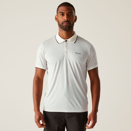 Men's Remex II Jersey Polo Shirt | Stone White