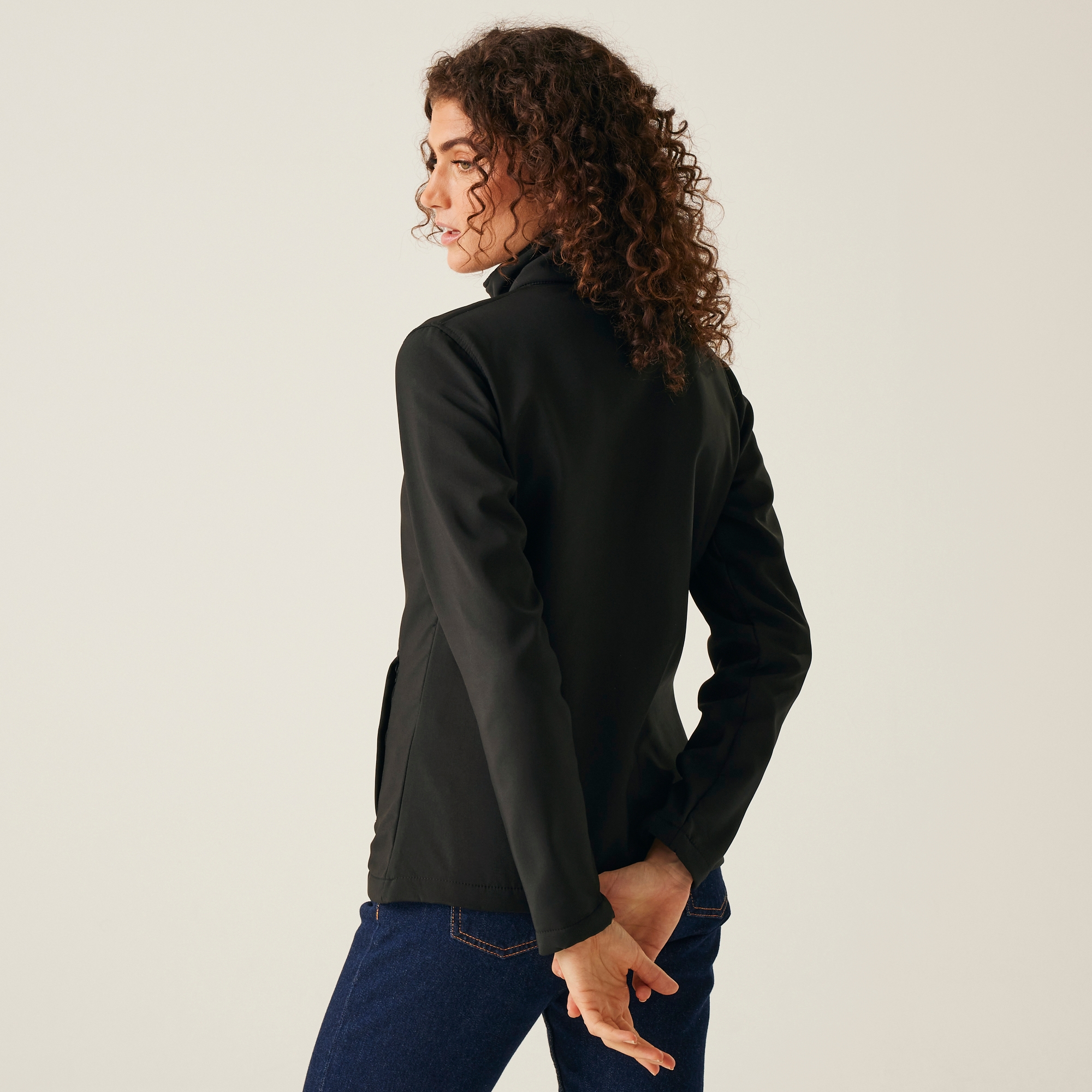 Women's Ablaze Printable Softshell Jacket | Black