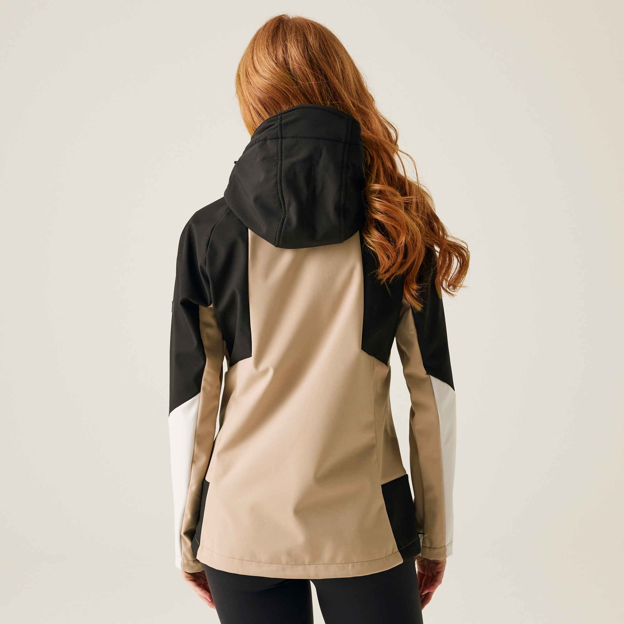 Women's Desoto X Softshell Jacket | Black Warm Taupe