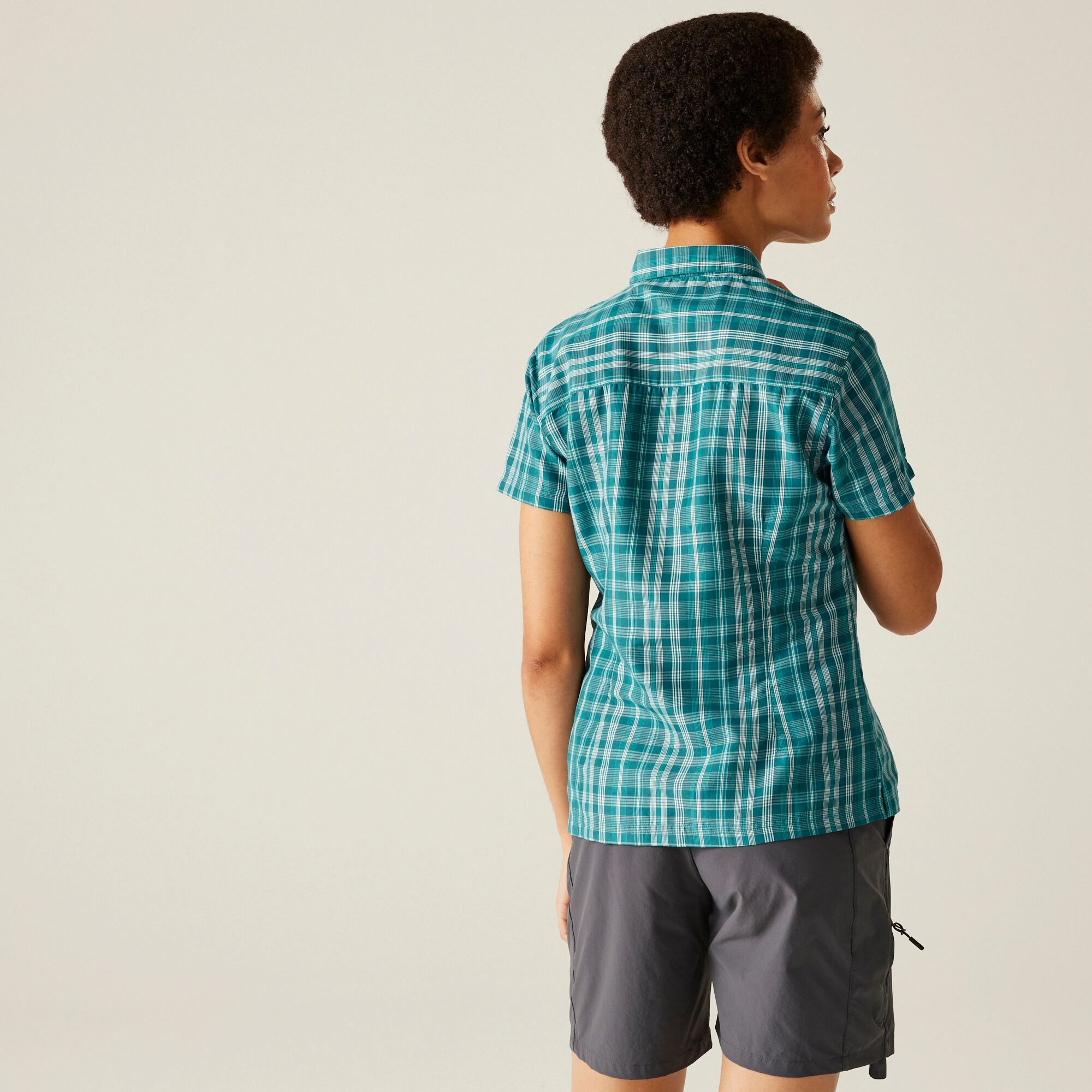 Women's Mindano VIII Short Sleeve Shirt | Exotic Plume Check