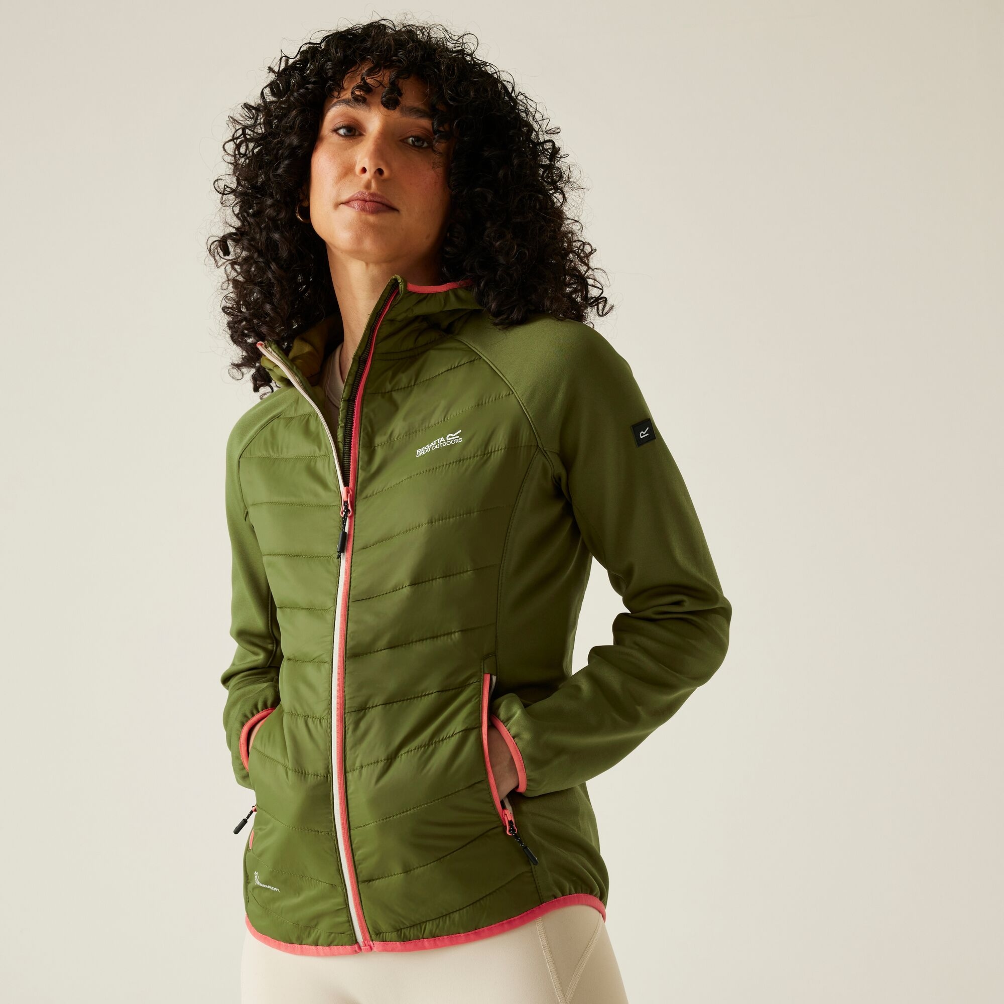 Women's Andreson VIII Hybrid Jacket | Nephrite Green Peach Bloom