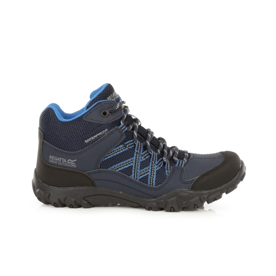 Women's Edgepoint Waterproof Mid Walking Boots | Navy Petrol Blue