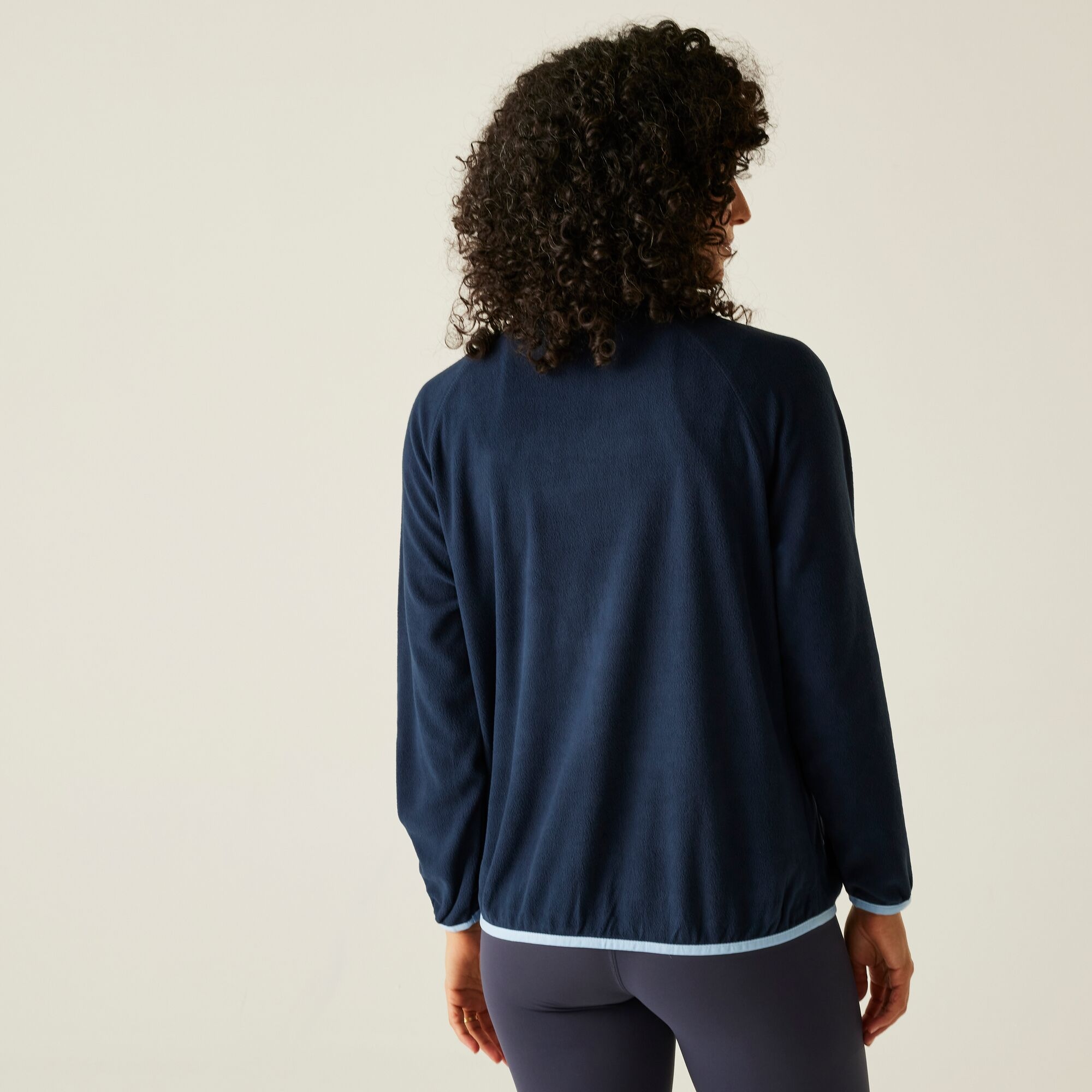 Women's Lilana Full Zip Fleece | Navy Chambray Blue