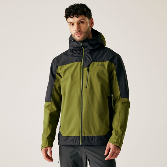 Men's Highton IV Stretch Waterproof Jacket | Nephrite Green Ash
