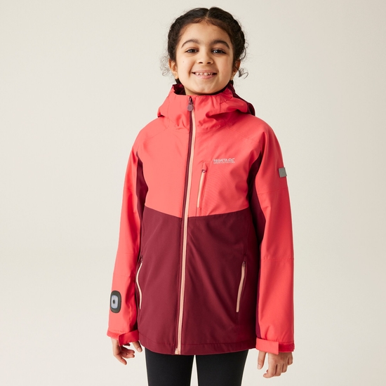 Girls Trekktain 3-in-1 Jacket | Rumba Red Red Sky