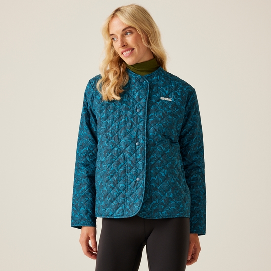 Orla Kiely Quilted Jacket | Birdy Blue