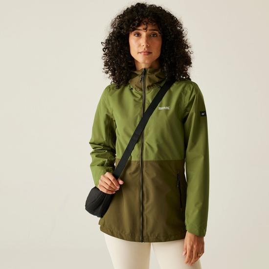 Women's Hamara IV Waterproof Jacket | Nephrite Green Camo Green