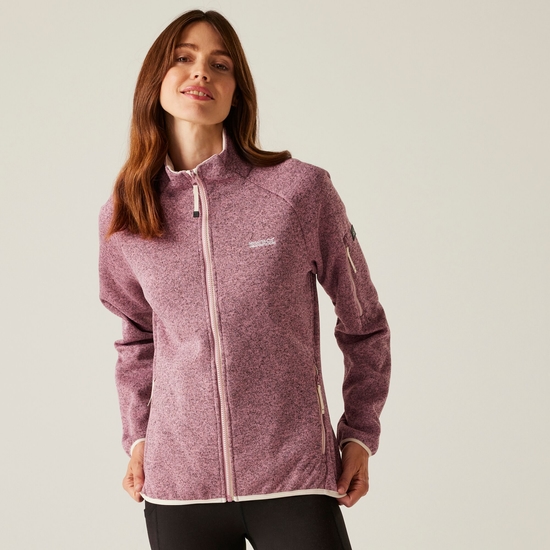 Women's Ravenhill Full Zip Fleece | Lilas Light Vanilla