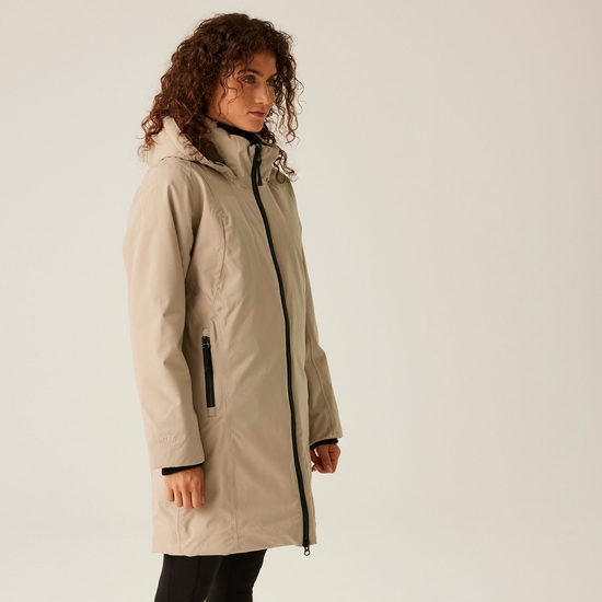 Women's Yewbank IV Waterproof Jacket | Warm Taupe Bueno