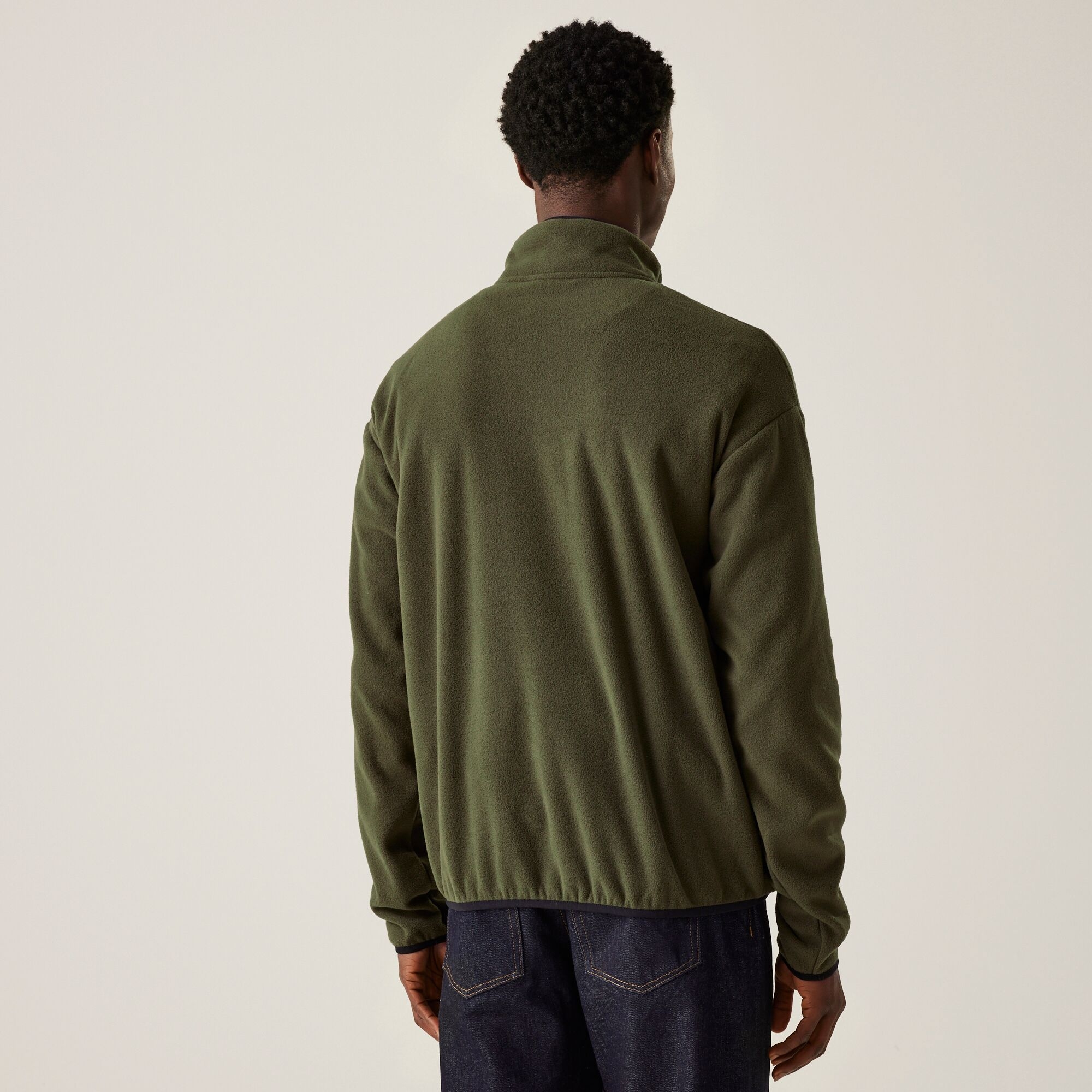 Men's Frankie Full Zip Fleece | Dark Khaki