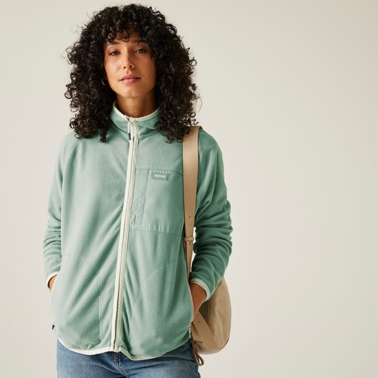 Women's Lilana Full Zip Fleece | Glacier Light Vanilla