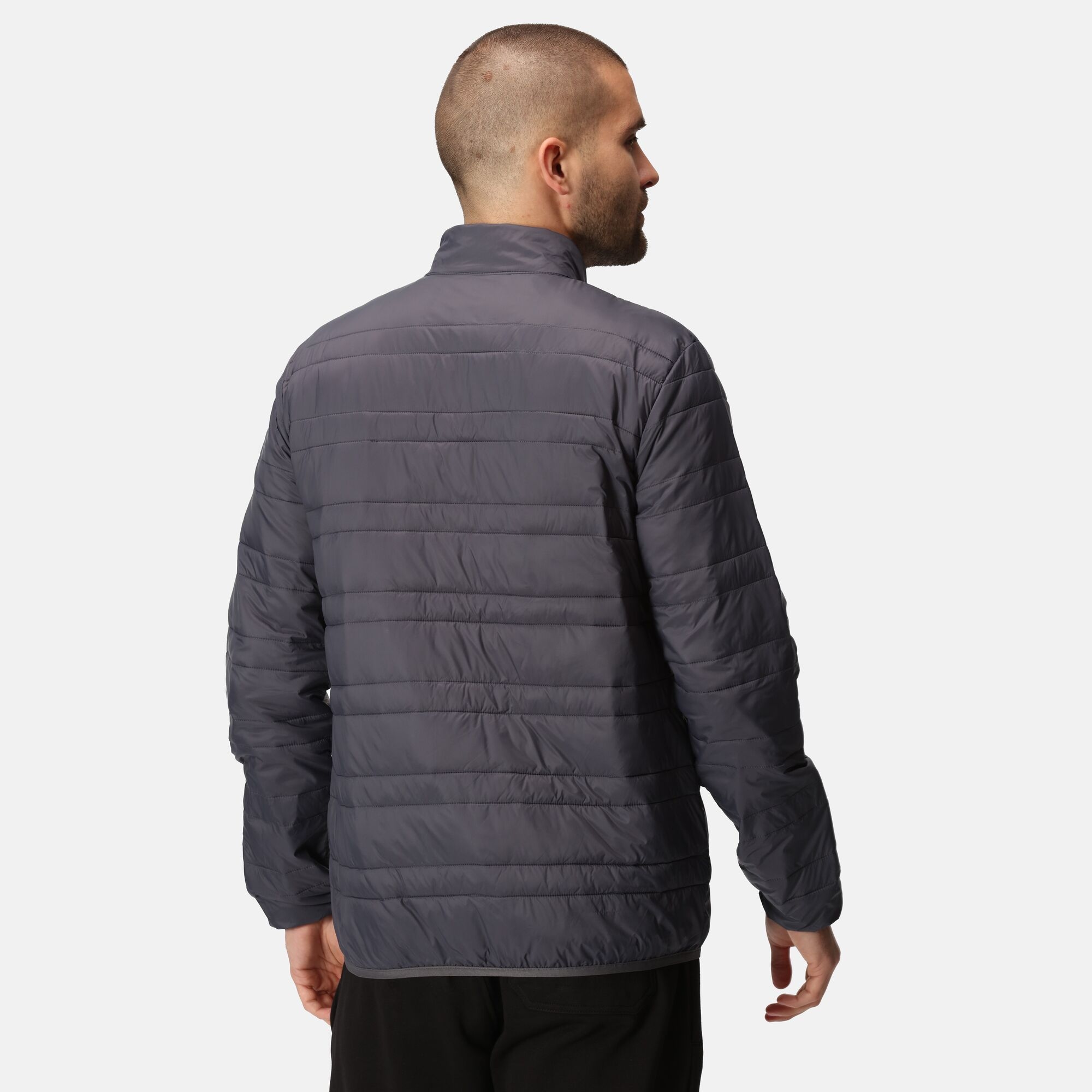Men's Firedown Down Touch Insulated Jacket | Seal Grey Black