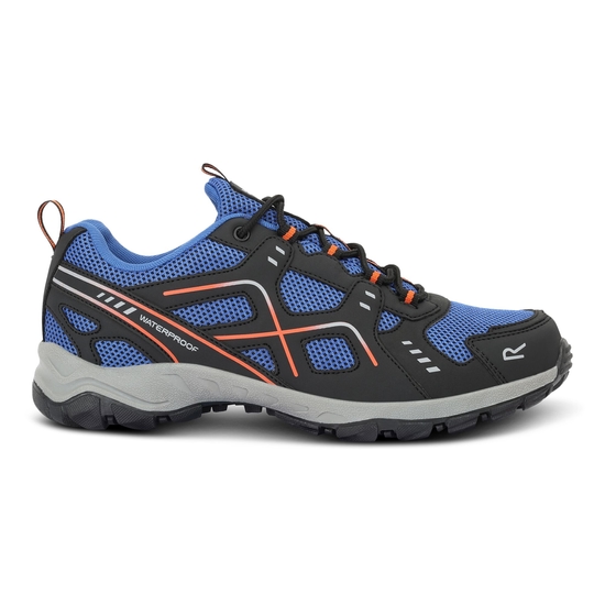 Men's Vendeavour Waterproof Walking Shoe | Olympian Blue Black Tango