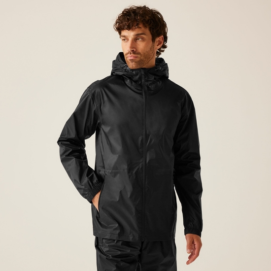Men's Pro Packaway Breathable Waterproof Jacket | Black