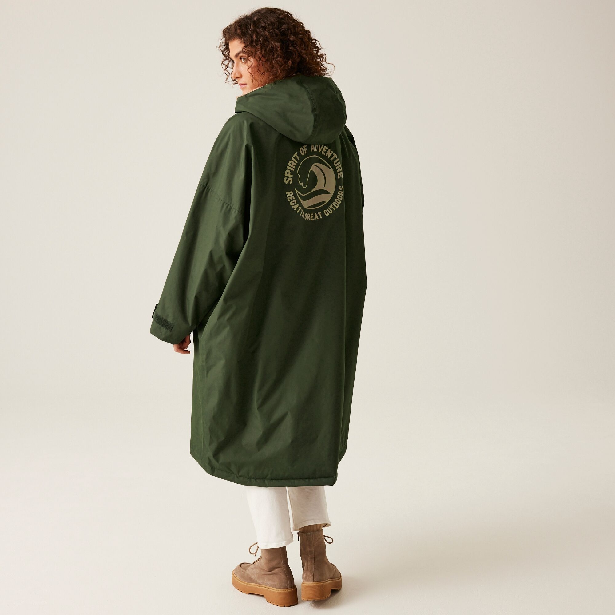 Adult's Waterproof Changing Robe | Dark Khaki