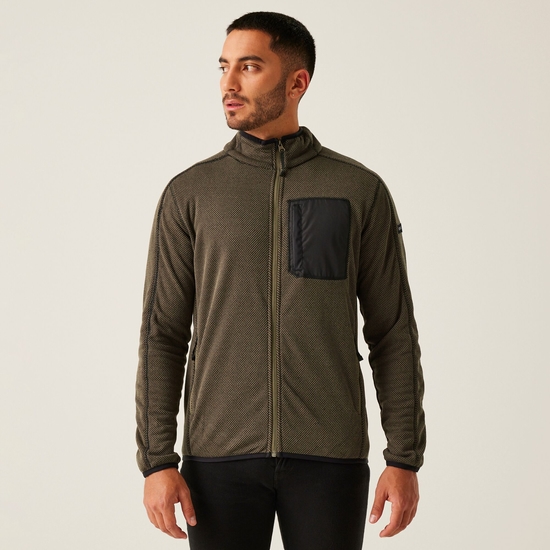 Men's Kitom Full Zip Fleece | Crocodile Marl