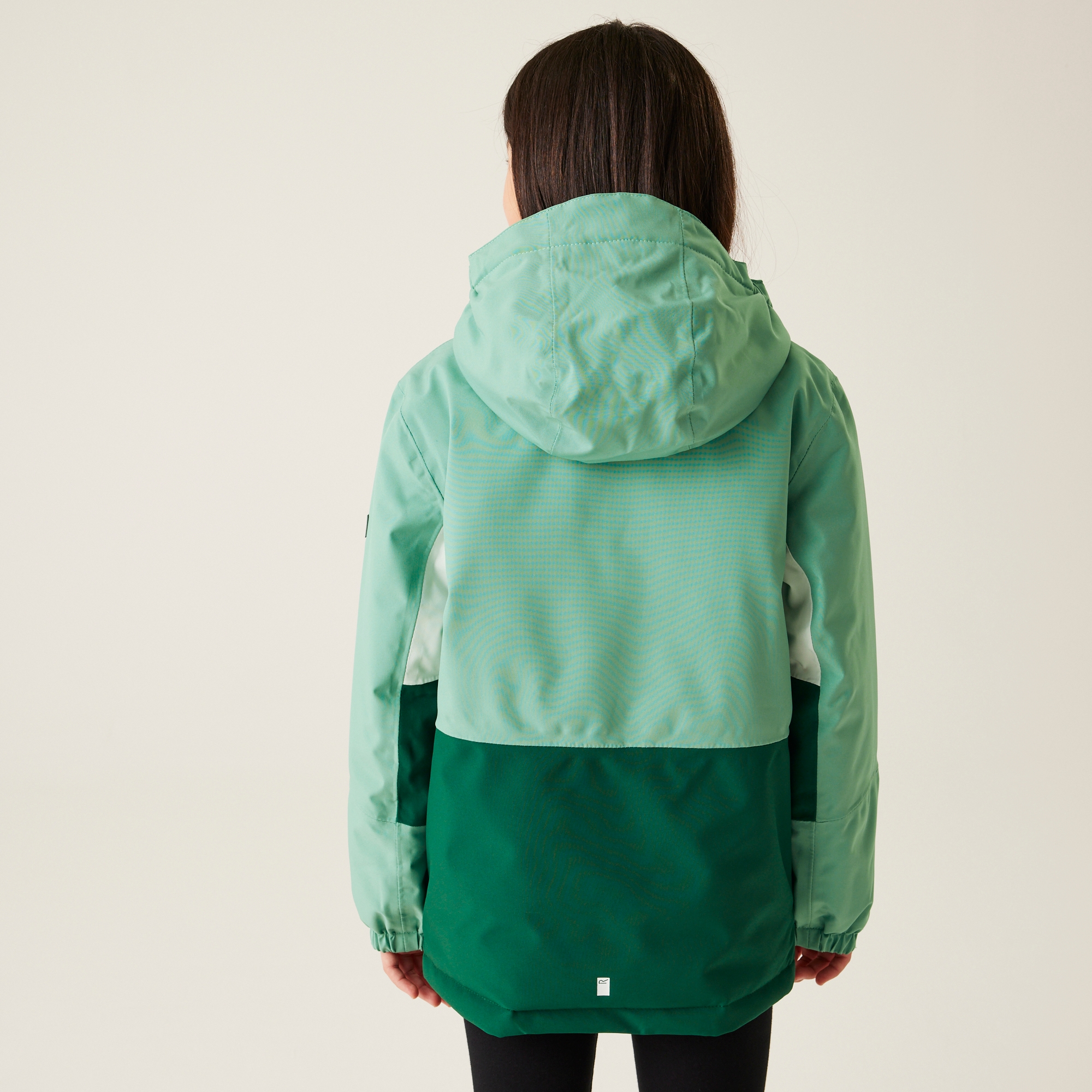 Kids' Highton V Padded Jacket | Dusty Green Rain Forest Green