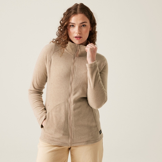 Women's Mayse Full Zip Fleece | Warm Taupe