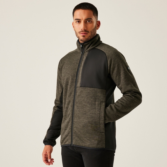 Men's Shorston Full Zip Fleece | Crocodile Marl