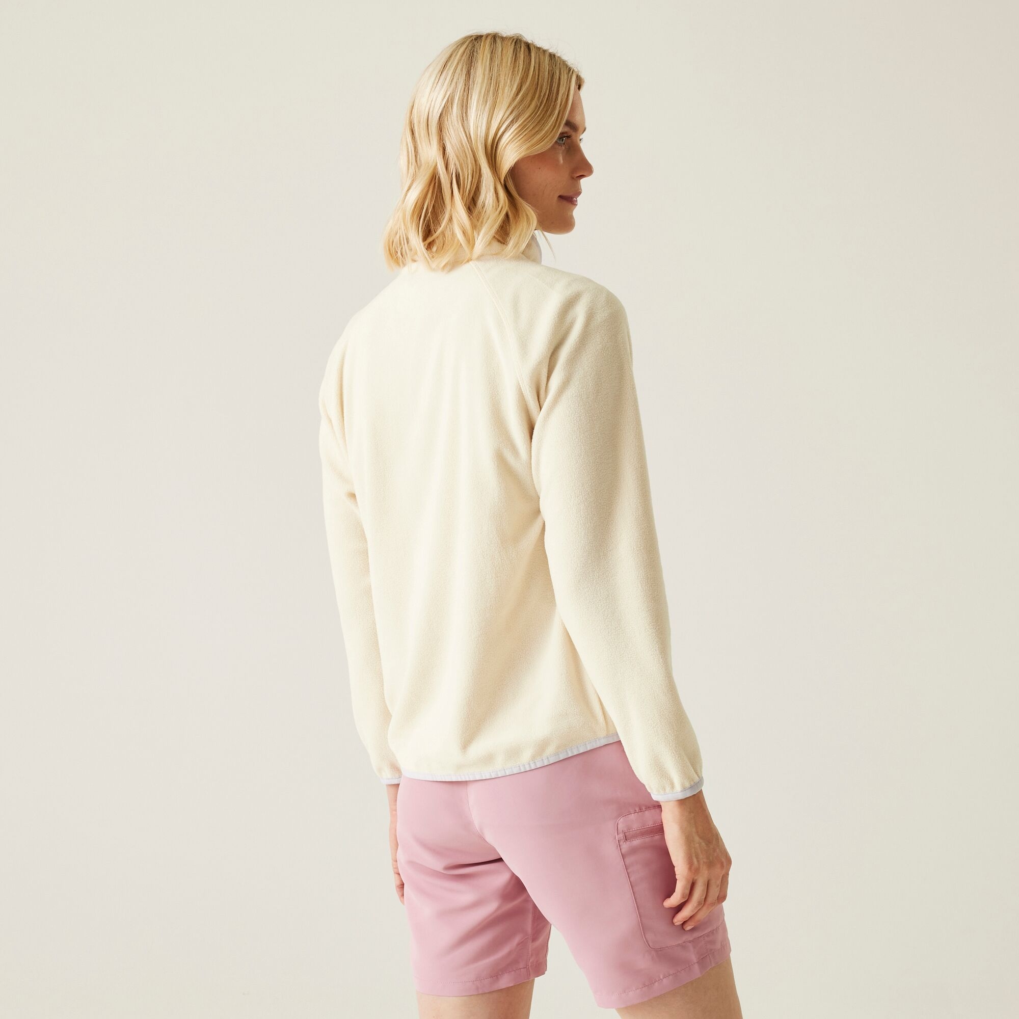 Women's Lilana Full Zip Fleece | Light Vanilla Lilac Thistle