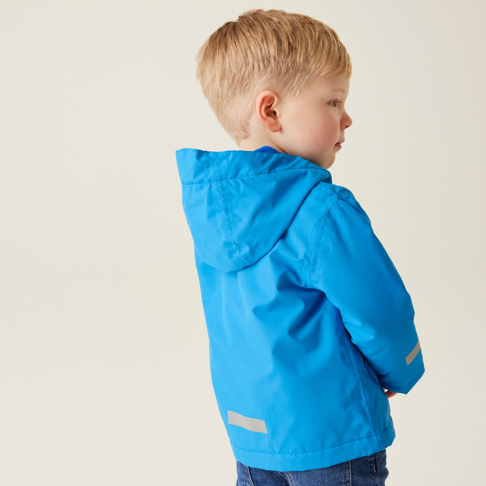 Kids' Animal Rainy Day Jacket | Spike The Monster Hydro Blue