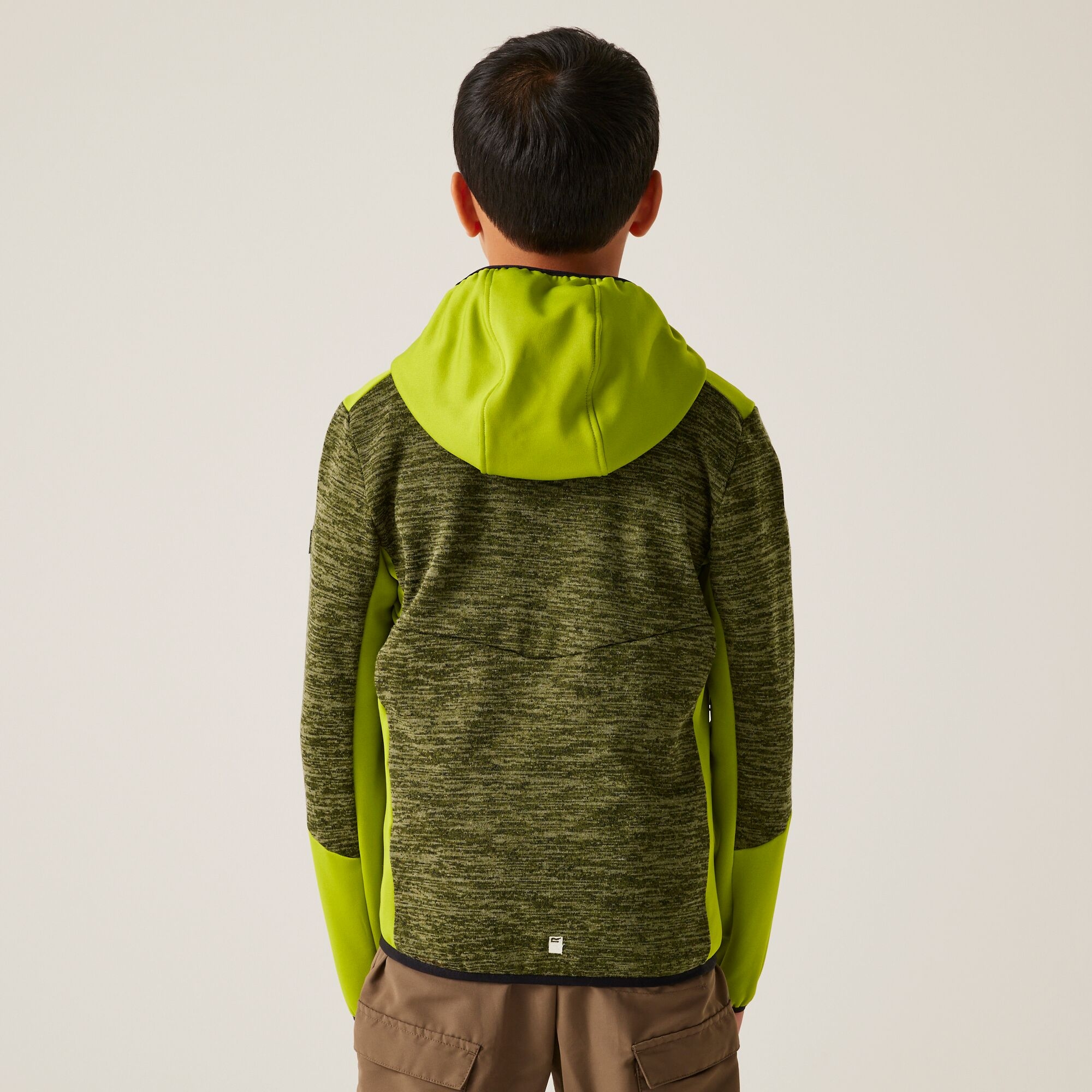 Kids' Dissolver X Full Zip Fleece | Nephrite Green Grenoble Green Black