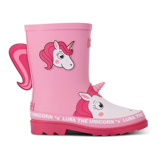 Kids' Mudplay II wellies | Luna the Unicorn Pink