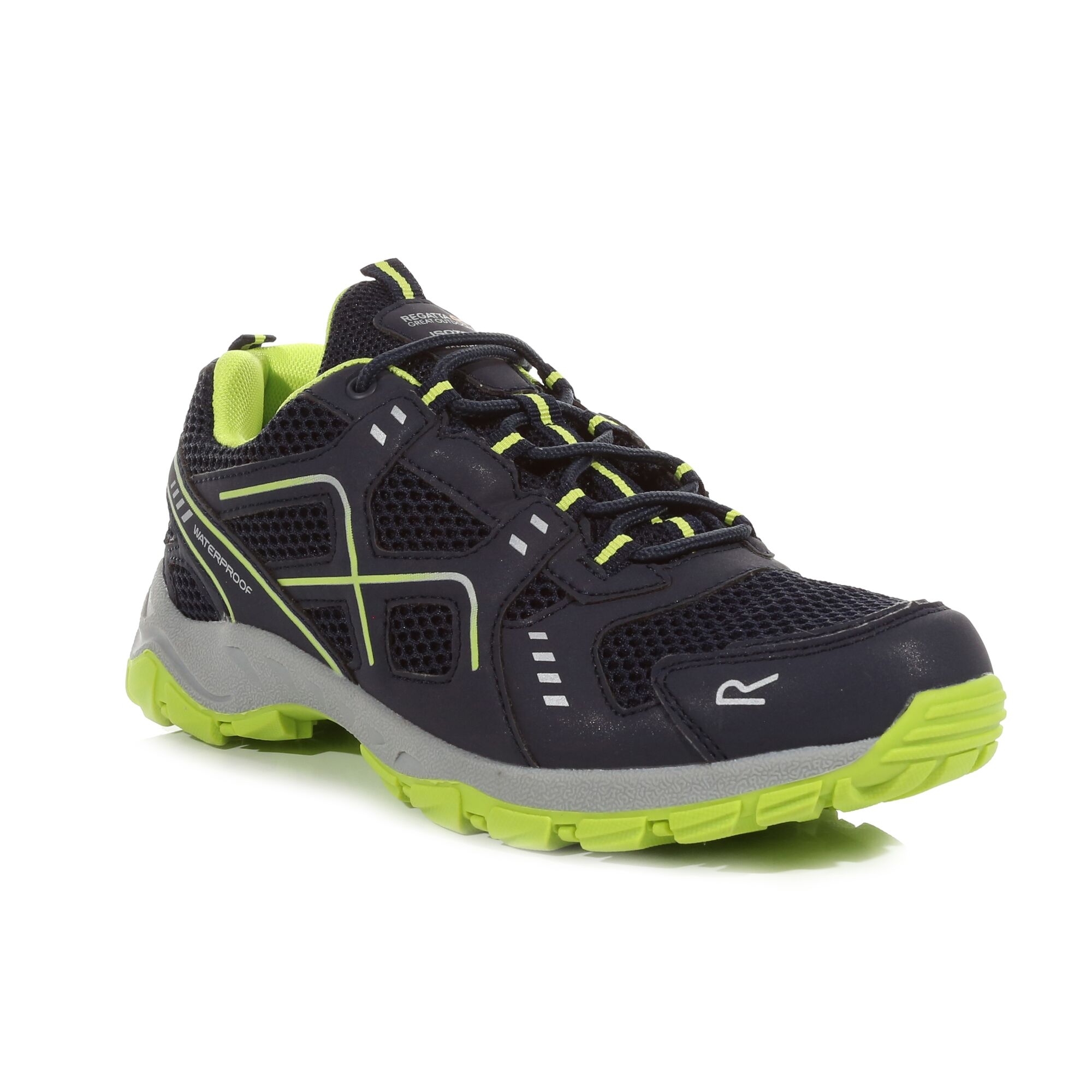 Men's Vendeavour Waterproof Walking Shoe | Navy Lime Punch