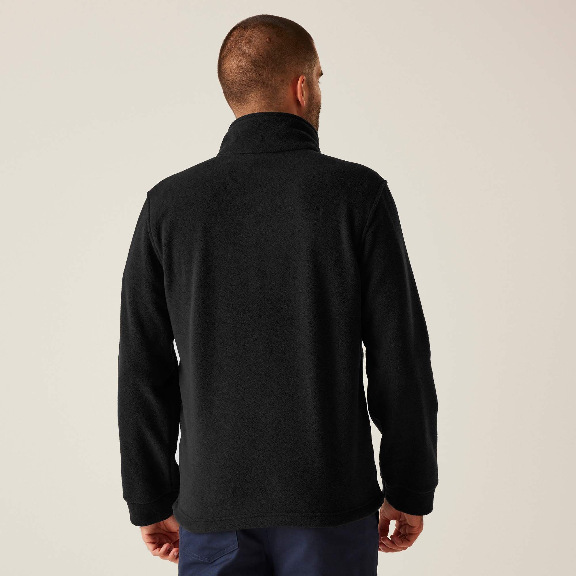 Men's Classic Full Zip Fleece | Black