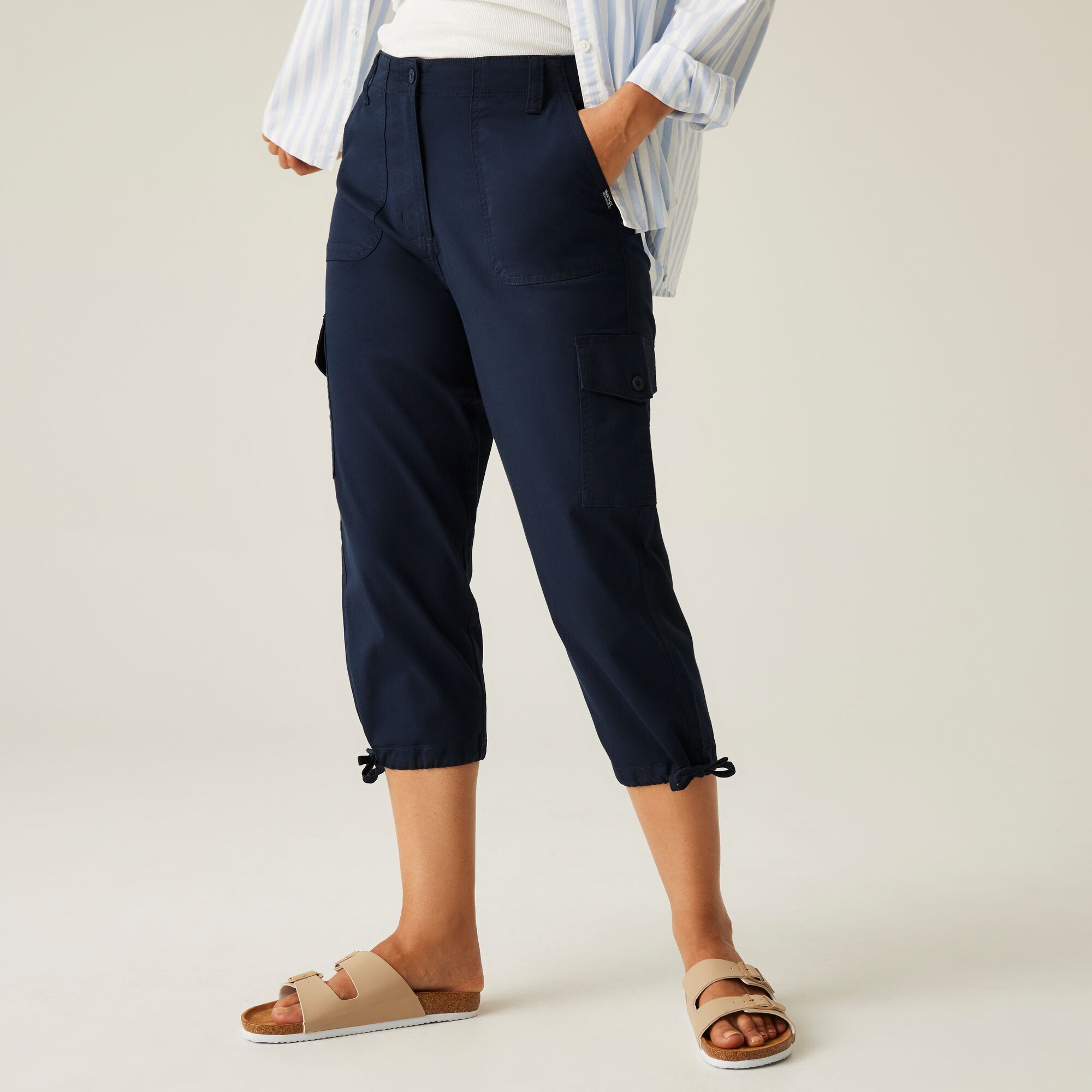 Women's Shorebella Capri Trousers | Navy