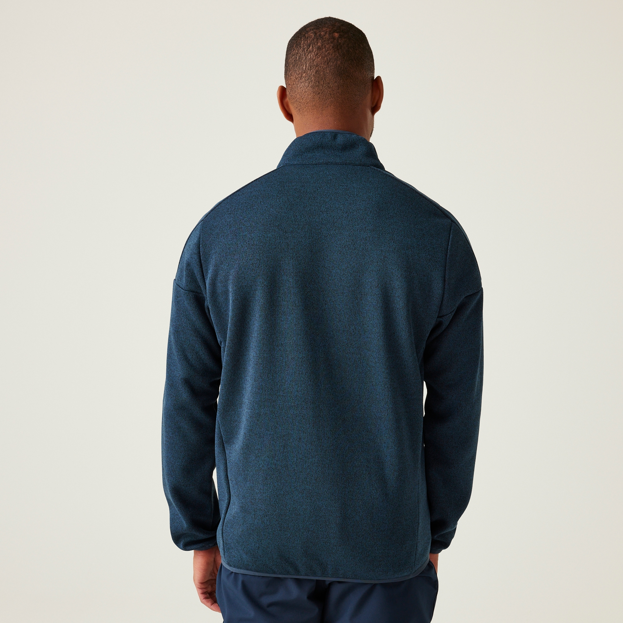 Men's Kames Full Zip Fleece | Moonlight Denim Tangerine Tango