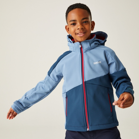 Kids' Acidity VII Softshell Jacket | Coronet Blue Moonlight Denim