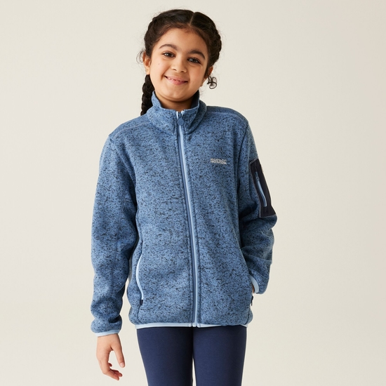 Kids' Newhill Full Zip Fleece | Coronet Blue Navy