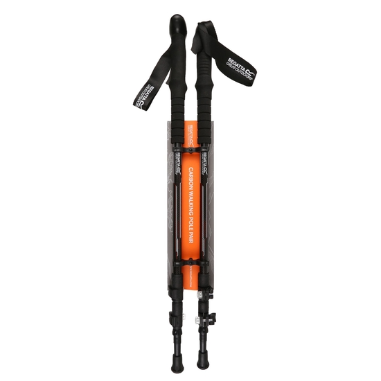 Carbon Walking Pole Pair | Black