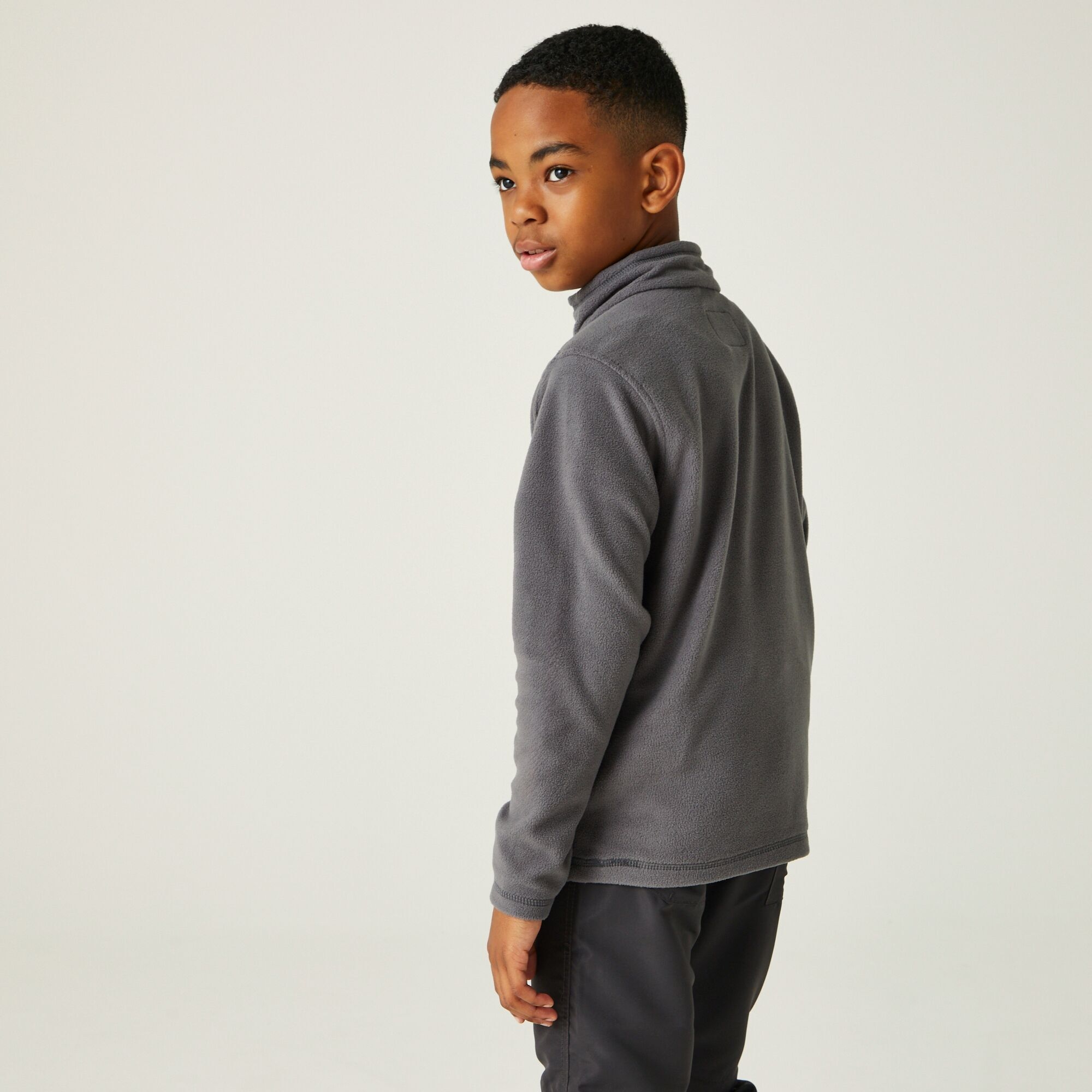 Kids' Hot Shot II Half Zip Fleece | Seal Grey