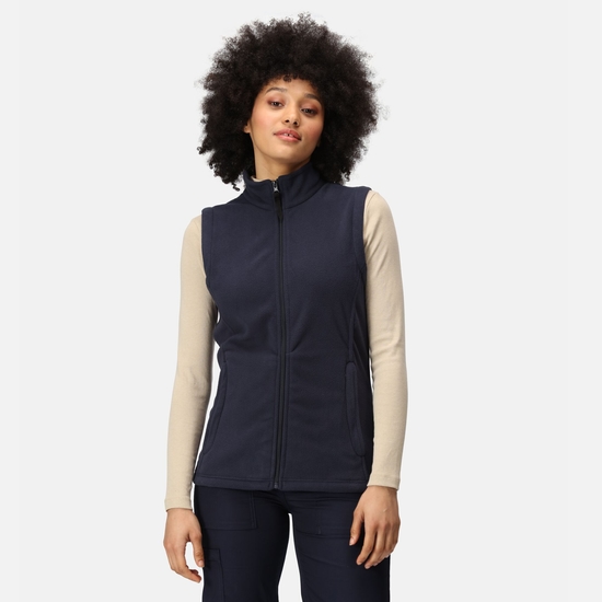 Women's Micro Fleece Bodywarmer | Dark Navy