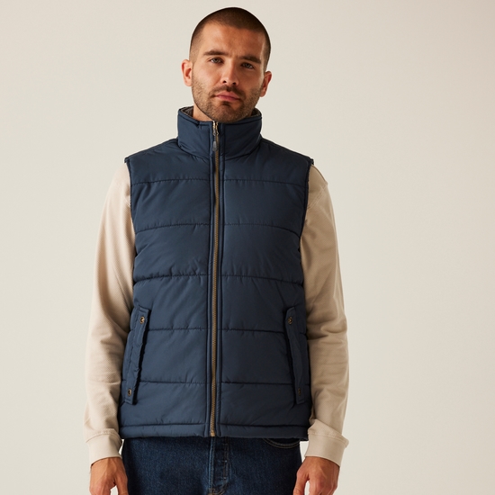 Men's Altoona Insulated Quilted Gilet | Navy