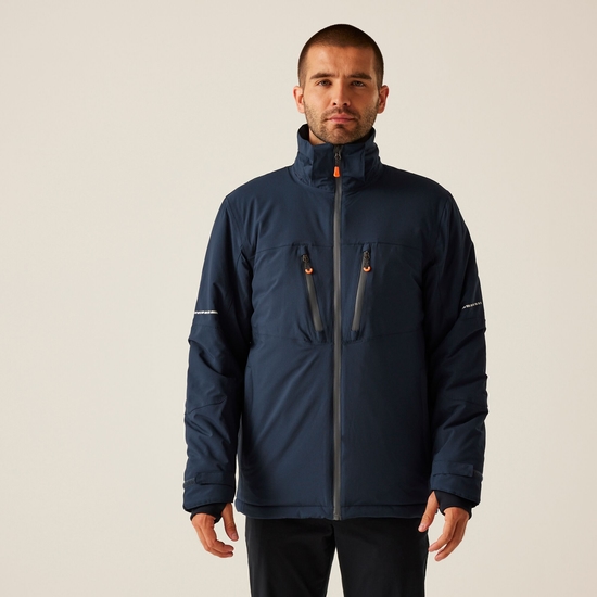 Men's X-Pro Marauder III Waterproof Insulated Jacket | Navy Grey
