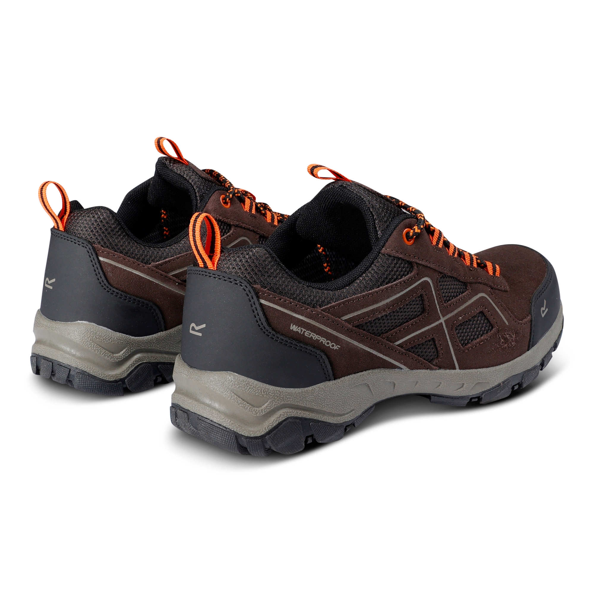 Men's Vendeavour Suede Low Walking Shoes | Peat Blaze Orange