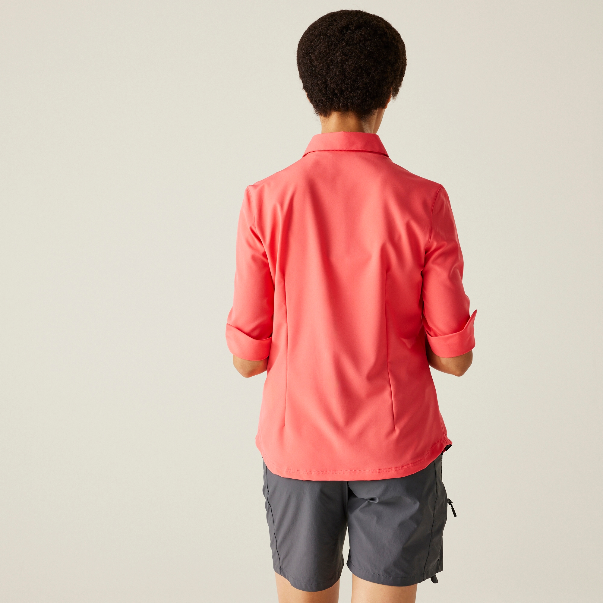 Women's Kinnis Lightweight Shirt | Peach Bloom Solid