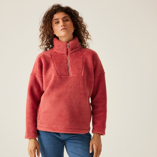 Women's Zeeke Fluffy Fleece | Mineral Red
