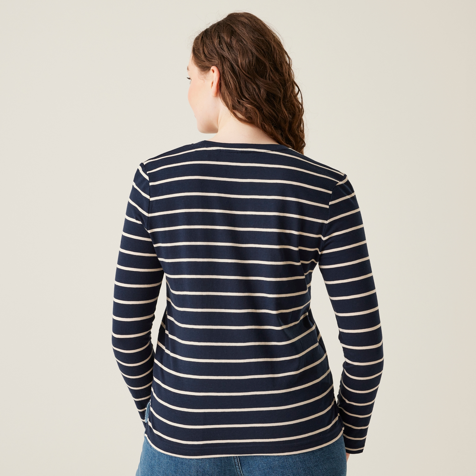 Women's Federica II Long Sleeved T-Shirt | Navy Light Vanilla