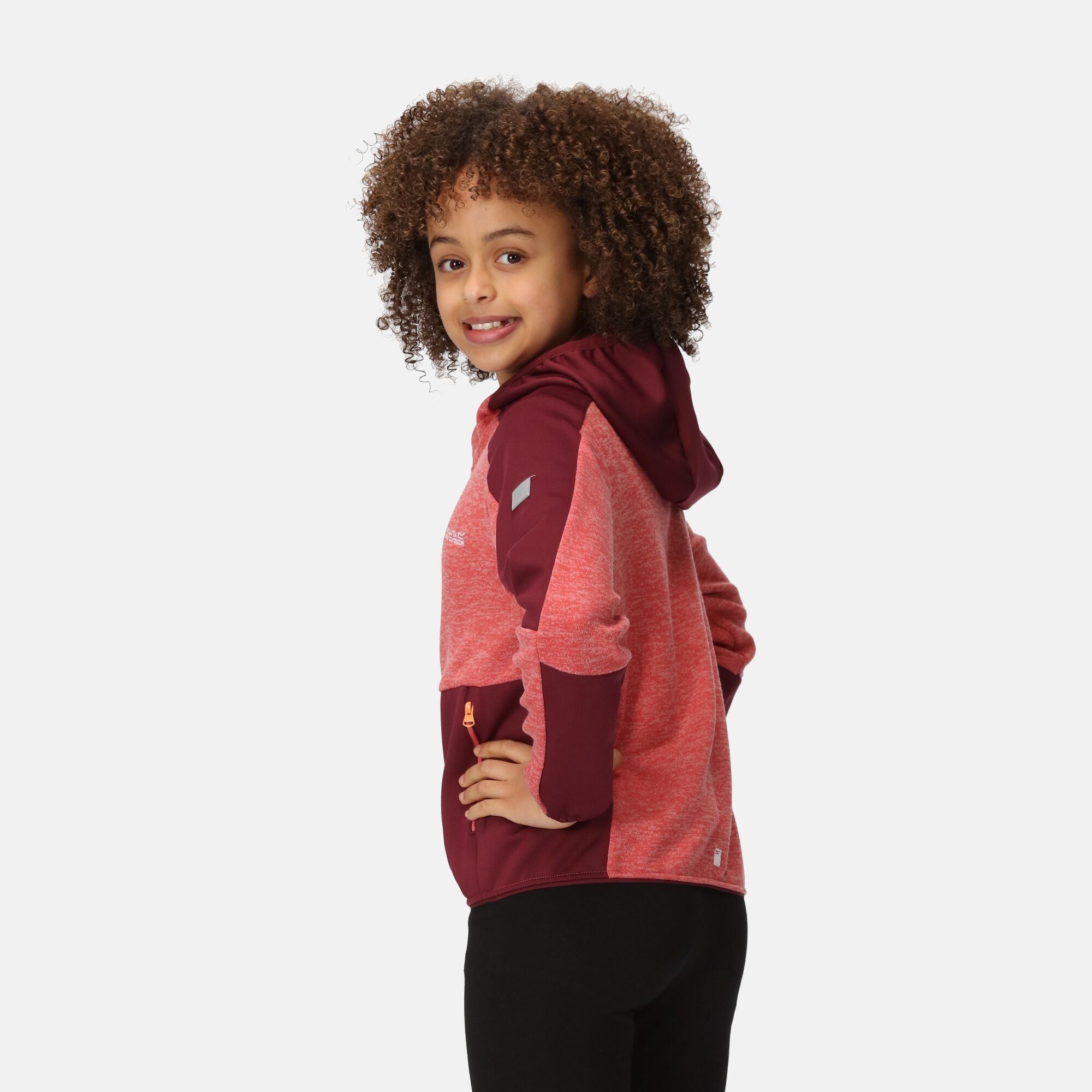 Kids' Dissolver VII Full Zip Fleece | Mineral Red Burngudy