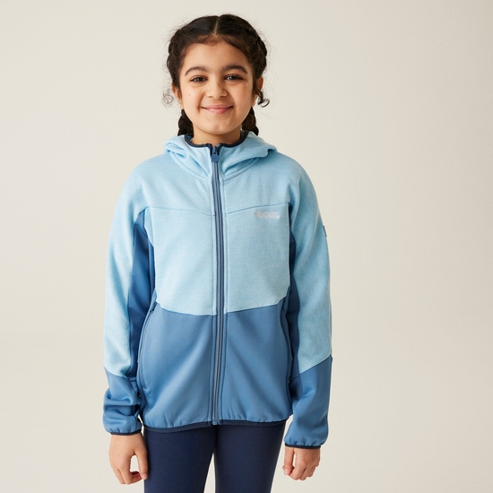 Kids' Dissolver IXI Full Zip Fleece | Clear Sky Coronet Blue
