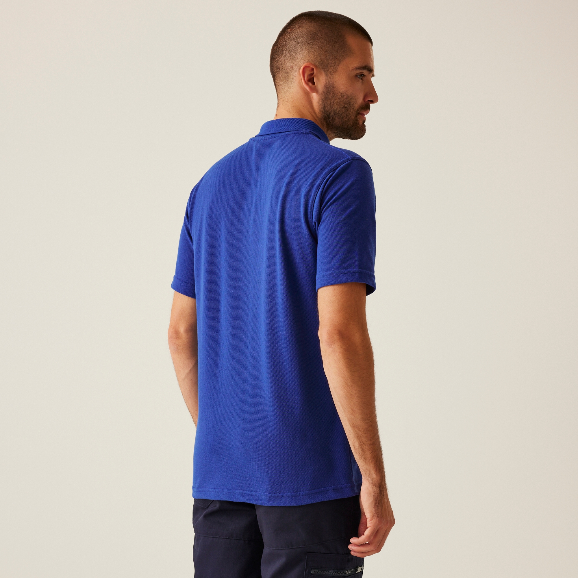 Men's 65/35 SS Polo Top | New Royal