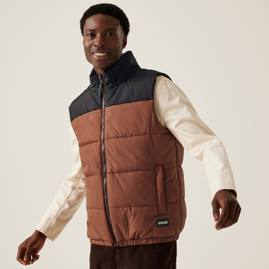 Men's Hawfinch Insulated Gilet | Dark Brown Black