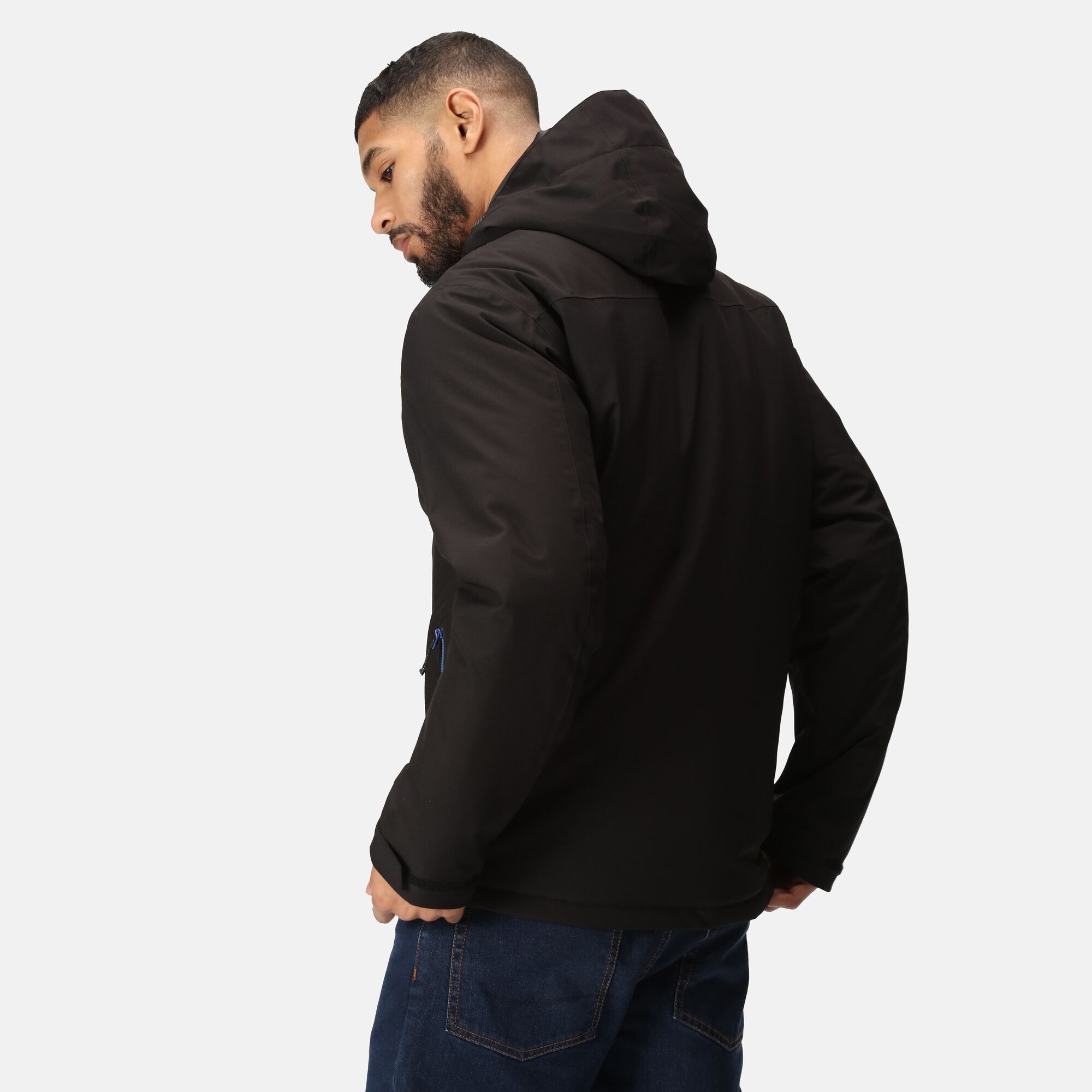 Men's Navigate Insulated Jacket | Black New Royal