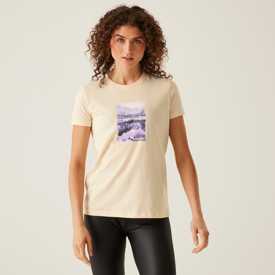 Women's Filandra VX T-Shirt | Light Vanilla Photographic